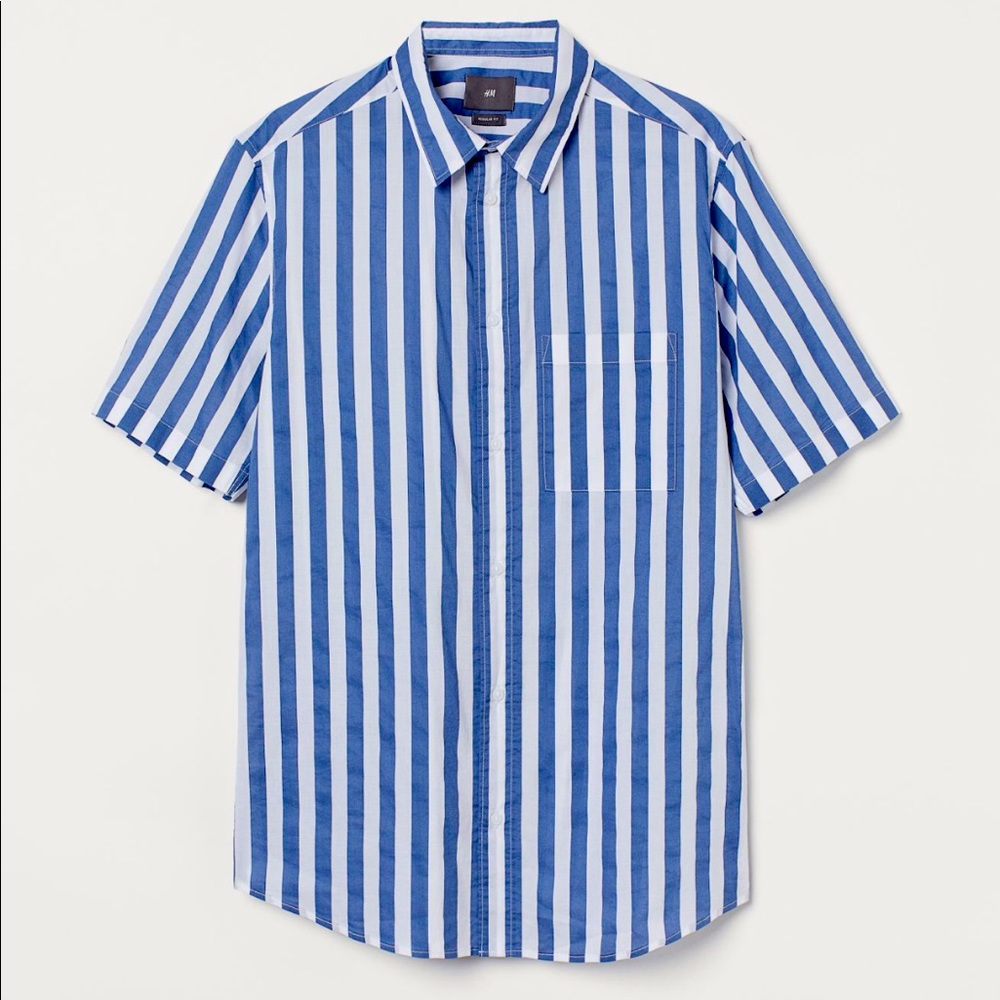 H&M button down cotton casual shirt